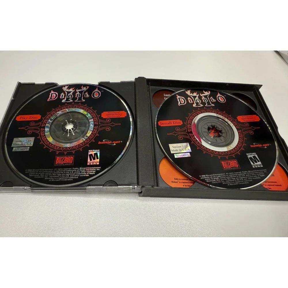 Diablo PC Game Lot Diablo I Diablo II Lord of Destruction Expansion